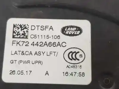 Second-hand car spare part trunk lock for land rover discovery v van (l462) 2.0 td4 4x4 oem iam references lr088570  dk62404c10ae