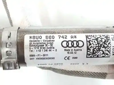 Автозапчасти б/у передняя правая подушка безопасности за audi q3 (8ub, 8ug) 2.0 tdi ссылки oem iam 8u0880742a  8u0880742a