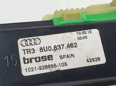 Автозапчастина б/у регулятор переднього правого скла для audi q3 (8ub, 8ug) 2.0 tdi посилання на oem iam 8u0837462  8u0837462