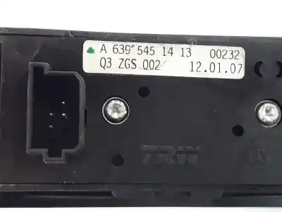 Second-hand car spare part right front power window switch for clase c vito mixto 06.2003 2.1 cdi oem iam references a6395451413