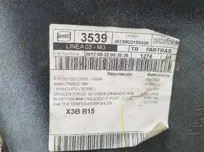 Автозапчастина б/у задній бампер для audi q3 (8ub, 8ug) 2.0 tdi посилання на oem iam 8u0807067b  8u0807067b