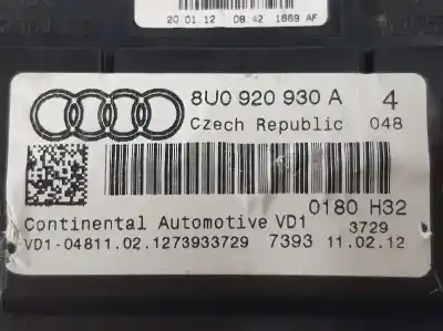 Автозапчасти б/у приборная доска за audi q3 (8ub, 8ug) 2.0 tdi ссылки oem iam 8u0920930a  8u0920930a