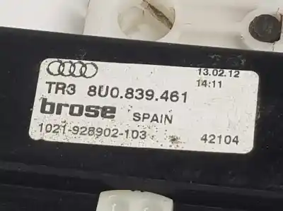 Автозапчасти б/у регулятор стекла заднего левого за audi q3 (8ub, 8ug) 2.0 tdi ссылки oem iam 8u0839461  8u0839461