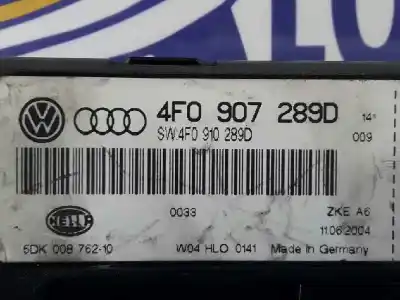 Second-hand car spare part comfort module for audi a6 avant (4f2) 3.0 v6 24v tfsi oem iam references 4f0907289d  4f0907289d
