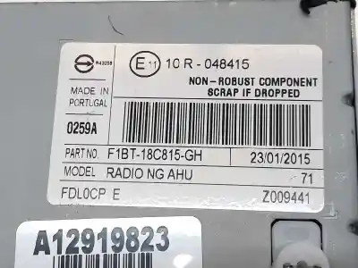 Автозапчасти б/у аудиосистема / радио cd за ford focus iii 1.6 tdci ссылки oem iam f1bt18c815gh  f1bt18c815gh