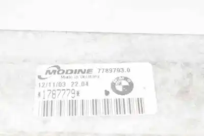 Peça sobressalente para automóvel em segunda mão intercooler por bmw serie 3 compact (e46) 2.0 16v diesel cat referências oem iam 17517793370  