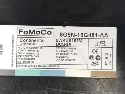 Second-hand car spare part electronic module for jaguar xf 3.0 v6 d oem iam references 8w832c496ac  8w832c496ac