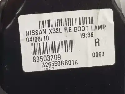 Автозапчастина б/у правий ліхтар в дверях для nissan qashqai / qashqai +2 i (j10, nj10, jj10e) 1.5 dci посилання на oem iam 89503209  26554br00a