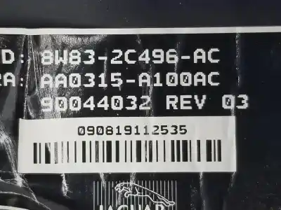 Pezzo di ricambio per auto di seconda mano modulo elettronico per jaguar xf 3.0 v6 d riferimenti oem iam 8w832c496ac  c2p12846