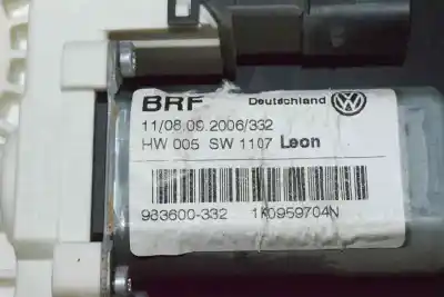 Peça sobressalente para automóvel em segunda mão elevador de vidros traseiro direito por seat leon 2.0 tdi referências oem iam 1p0839462a 1k0959704n 