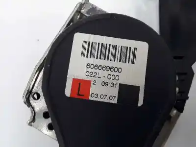 Second-hand car spare part rear left seat belt for audi q7 (4l) 4.2 v8 32v tdi biturbo 326 cv / 240 kw oem iam references 4l0857805j  4l0857805j