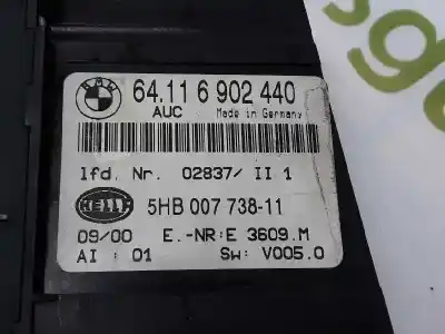 Peça sobressalente para automóvel em segunda mão comando de sofagem (chauffage / ar condicionado) por bmw 3 (e36) 325 i referências oem iam 64116902440  hella 5hb70073811