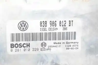 Автозапчастина б/у ебу контролер двигуна для seat toledo ii (1m2) 1.9 tdi посилання на oem iam 038906012bt  038906012bt