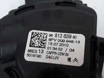 Автозапчастина б/у педальний потенціометр для citroen c3 picasso (sh_) 1.4 vti 95 посилання на oem iam 9681383980  6pv00994913
