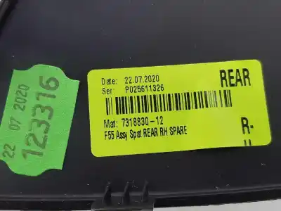 Pezzo di ricambio per auto di seconda mano parafango posteriore destro per mini mini (f56) 1.5 12v riferimenti oem iam 51777318830  