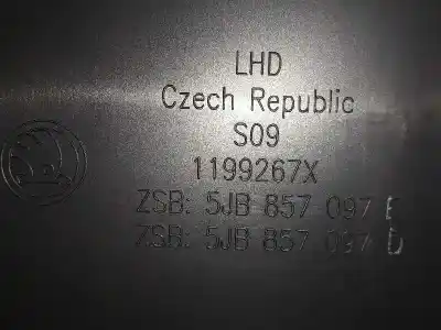 Автозапчастина б/у бардачок для seat toledo iv (kg3) 1.0 tsi посилання на oem iam 5jb857097e  5jb857097e
