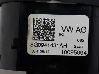 Автозапчастина б/у управління світлом для seat toledo iv (kg3) 1.0 tsi посилання на oem iam 5g0941431ah  5g0941431ah Автозапчастина б/у управління світлом для seat toledo iv (kg3) 1.0 tsi посилання на oem iam 5g0941431ah  5g0941431ah