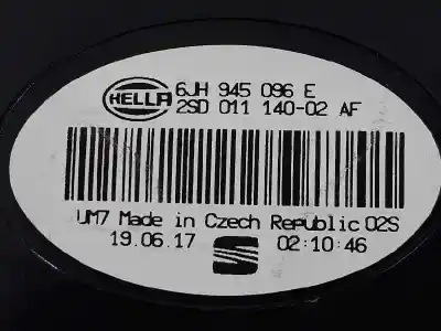 Автозапчастина б/у правий ліхтар для seat toledo iv (kg3) 1.0 tsi посилання на oem iam 6jh945096e  6jh945096e Автозапчастина б/у правий ліхтар для seat toledo iv (kg3) 1.0 tsi посилання на oem iam 6jh945096e  6jh945096e