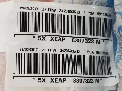 Автозапчасти б/у передняя правая подушка безопасности за citroen c3 / c3 origin iii (sx) 1.2 vti 68 ссылки oem iam 9811857980  9811857980