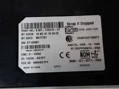Second-hand car spare part electronic module for ford focus iii sedán 1.6 tdci oem iam references e1bt14d212fe  e1bt14d212fe