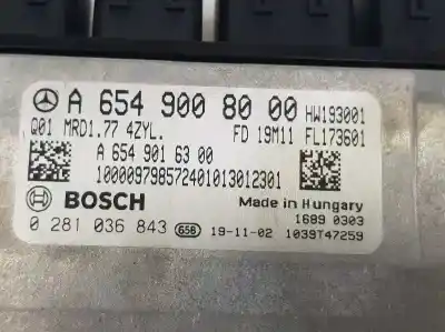 Автозапчастина б/у ебу контролер двигуна для clase c clase c familiar 2.0 cdi посилання на oem iam a6549008000  a6549016300