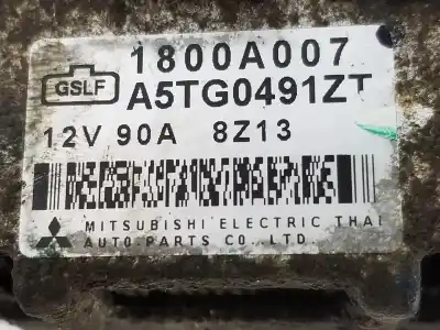 Автозапчастина б/у генератор для mitsubishi l 200 (ka0/kb0) 2.5 di-d cat посилання на oem iam 1800a007  a5tg0491zt