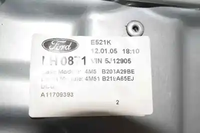 Second-hand car spare part driver left window regulator for ford focus ii sedán (db_, fch, dh) 2.0 tdci oem iam references 1736145  4m51b23201bg 1528897