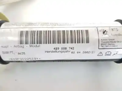 Автозапчастина б/у передня права подушка безпеки для audi a6 c5 avant (4b5) 2.5 tdi посилання на oem iam 4b9880742  4b9880742