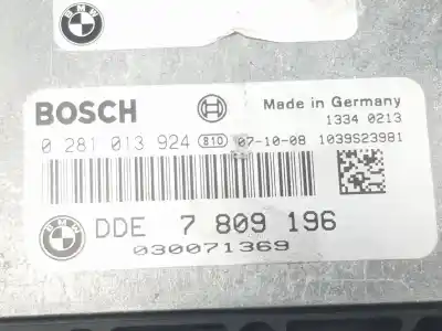 Second-hand car spare part ecu engine control for bmw x3 (e83) 2.0 turbodiesel cat oem iam references 7809196  7809196