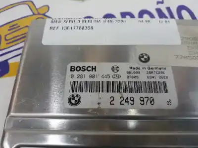 Second-hand car spare part ecu engine control for bmw 3 (e46) 320 d oem iam references 13617786887  2249970