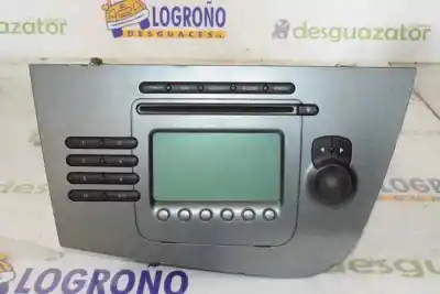 Second-hand car spare part audio system / radio cd for seat leon (1p1) fr oem iam references 1p1035186b