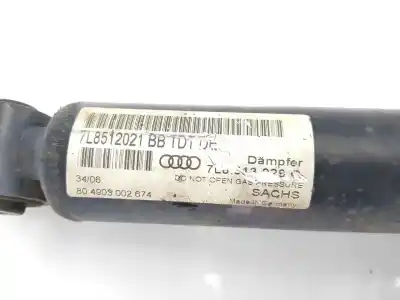 Second-hand car spare part right rear shock absorber for audi q7 (4l) 3.0 v6 24v tdi oem iam references 7l8512021bb