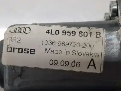Автозапчасти б/у мотор переднего левого стекла за audi q7 (4l) 3.0 v6 24v tdi ссылки oem iam 4l0959801b  4l0959801b