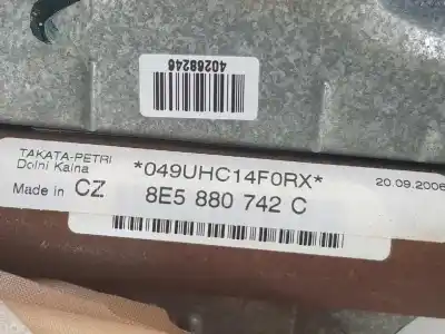 Автозапчастина б/у передня права подушка безпеки для audi a4 b7 (8ec) 2.0 tdi посилання на oem iam 8e5880742c  049uhc14f0rx