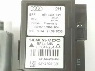 Автозапчастина б/у двигатель переднього правого скла для audi a4 b7 (8ec) 2.0 tdi посилання на oem iam 8e1959802g  