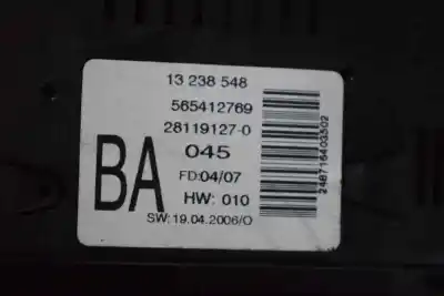 Second-hand car spare part multifunction display for opel astra gtc 1.9 cdti oem iam references 13238548  