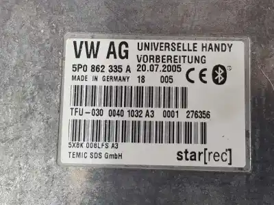 Second-hand car spare part electronic module for seat altea 2.0 tdi oem iam references 5p0862335a  5p0862335a