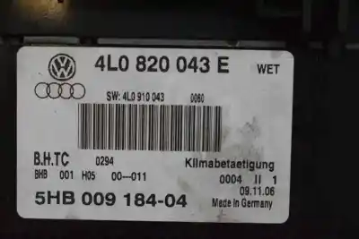 Peça sobressalente para automóvel em segunda mão comando de sofagem (chauffage / ar condicionado) por audi q7 (4l) 3.0 v6 24v tdi referências oem iam 4l0820043e  