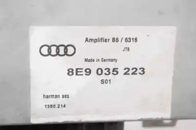 Автозапчасти б/у антенный усилитель за audi a4 b6 (8e2) 1.9 tdi ссылки oem iam 8e9035223  hs6316