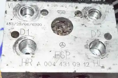 Peça sobressalente para automóvel em segunda mão abs por clase c clase a 1.7 cdi d referências oem iam a0044310912  