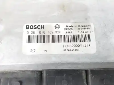 Second-hand car spare part ecu engine control for renault scenic rx4 (ja0) 1.9 dci salomon oem iam references 8200091416  8200091416