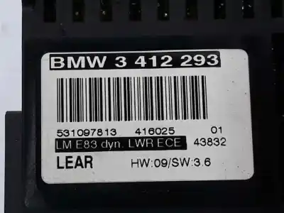 Second-hand car spare part light control unit for bmw x3 (e83) 3.0 i xdrive oem iam references 61313412293  61313412293