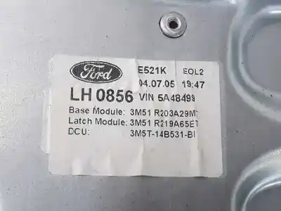 Pezzo di ricambio per auto di seconda mano alzacristalli anteriore sinistro per ford focus c-max (dm2) 1.6 tdci riferimenti oem iam 1738645  3m51r219a65et