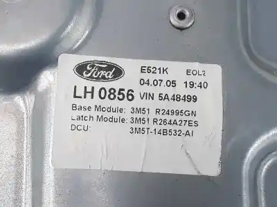 Автозапчасти б/у регулятор стекла заднего левого за ford focus c-max (dm2) 1.6 tdci ссылки oem iam 1457168  3m51r24995gn