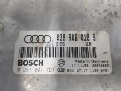Pezzo di ricambio per auto di seconda mano centralina motore per audi a4 b5 (8d2) 1.9 tdi riferimenti oem iam 038906018s  0281001721