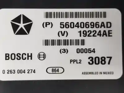 Second-hand car spare part electronic module for jeep cherokee 2.8 crd oem iam references 56040696ad  56040696ad