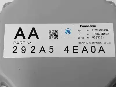 Second-hand car spare part electronic module for nissan pulsar fastback (c13) 1.5 dci oem iam references 292a54ea0a  euv9ns019ab