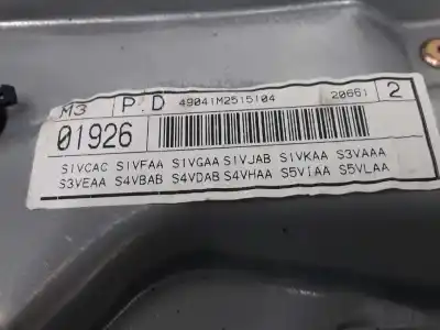 Second-hand car spare part rear right window regulator for seat toledo ii (1m2) 1.9 tdi oem iam references 1m0839756h  1m0839462a