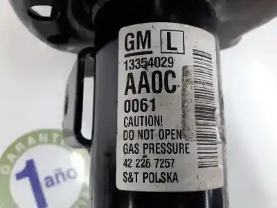 Автозапчастина б/у амортизатор передній лівий для opel astra j (p10) 1.7 cdti (68) посилання на oem iam 13354029  422267257