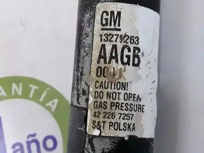 Автозапчастина б/у амортизатор задній лівий для opel astra j (p10) 1.7 cdti (68) посилання на oem iam 13279263  422267257